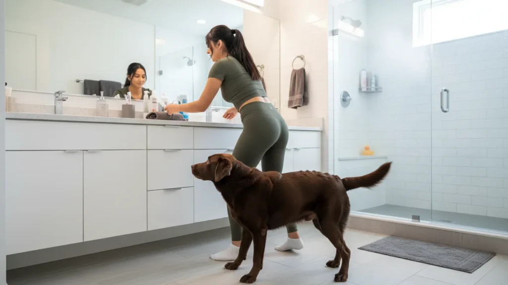 Why Dogs Follow You to the Bathroom — The Emotional Bond Most Owners Completely Misunderstand