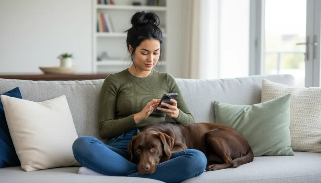 Why Dogs Sit Between Your Legs — The Comfort, Trust, and Instinct Behind This Behavior