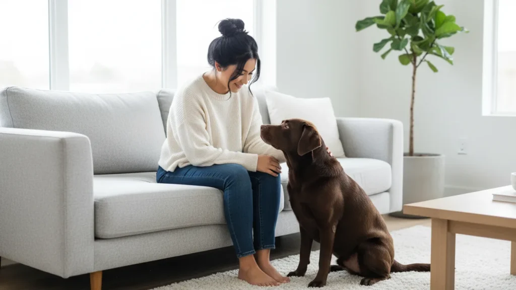 Why Dogs Sit on Your Feet — The Quiet Signal of Trust, Protection, and Belonging