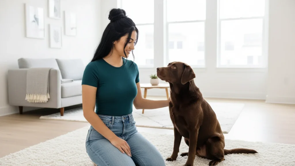 Why Dogs Stare at You Without Blinking — The Emotional Signals Most Owners Misread